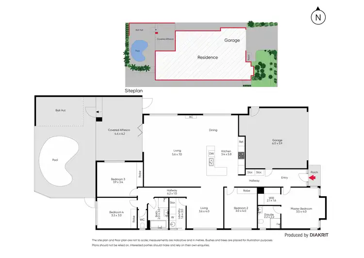 Floorplan of Homely house listing, 34 Oceanic Drive, Safety Beach VIC 3936