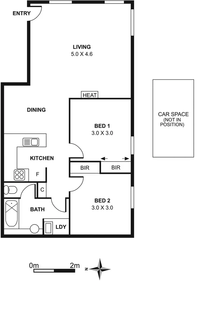 Floorplan of Homely apartment listing, 18/75 Drummond Street, Carlton VIC 3053