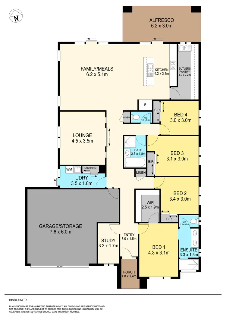 Floorplan of Homely house listing, 22 Gallant Way, Winter Valley VIC 3358