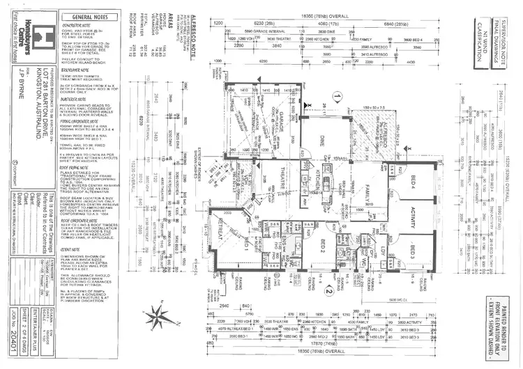Floorplan of Homely house listing, 51 Barton Drive, Australind WA 6233