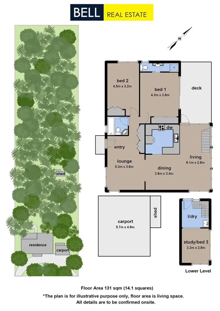 Floorplan of Homely house listing, 8 Locarno Avenue, Kallista VIC 3791