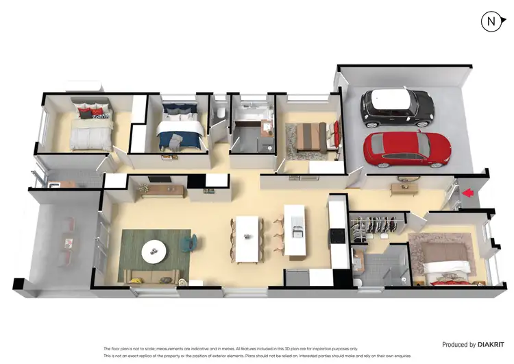 Floorplan of Homely house listing, 65 Papillon Parade, Tarneit VIC 3029