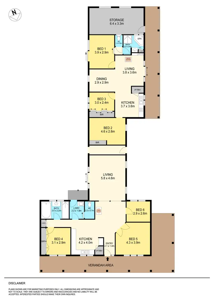 Floorplan of Homely house listing, 105 Haddon-Preston Hill Road, Haddon VIC 3351