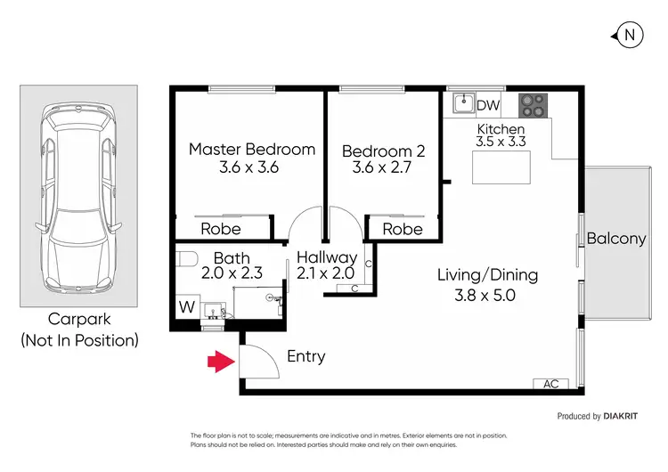 Floorplan of Homely apartment listing, 20/6 Westbury Street, St Kilda East VIC 3183