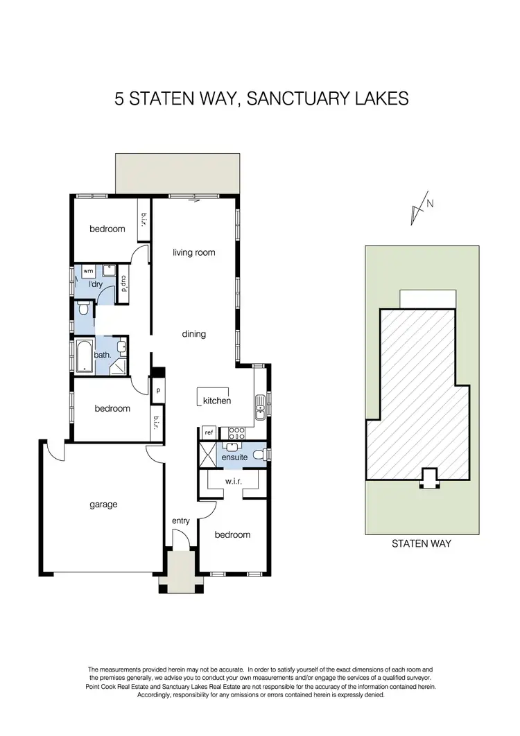 Floorplan of Homely house listing, 5 Staten Way, Sanctuary Lakes VIC 3030