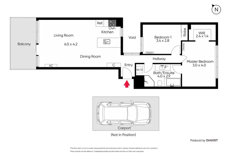 Floorplan of Homely apartment listing, 33/157 Fitzroy Street, St Kilda VIC 3182