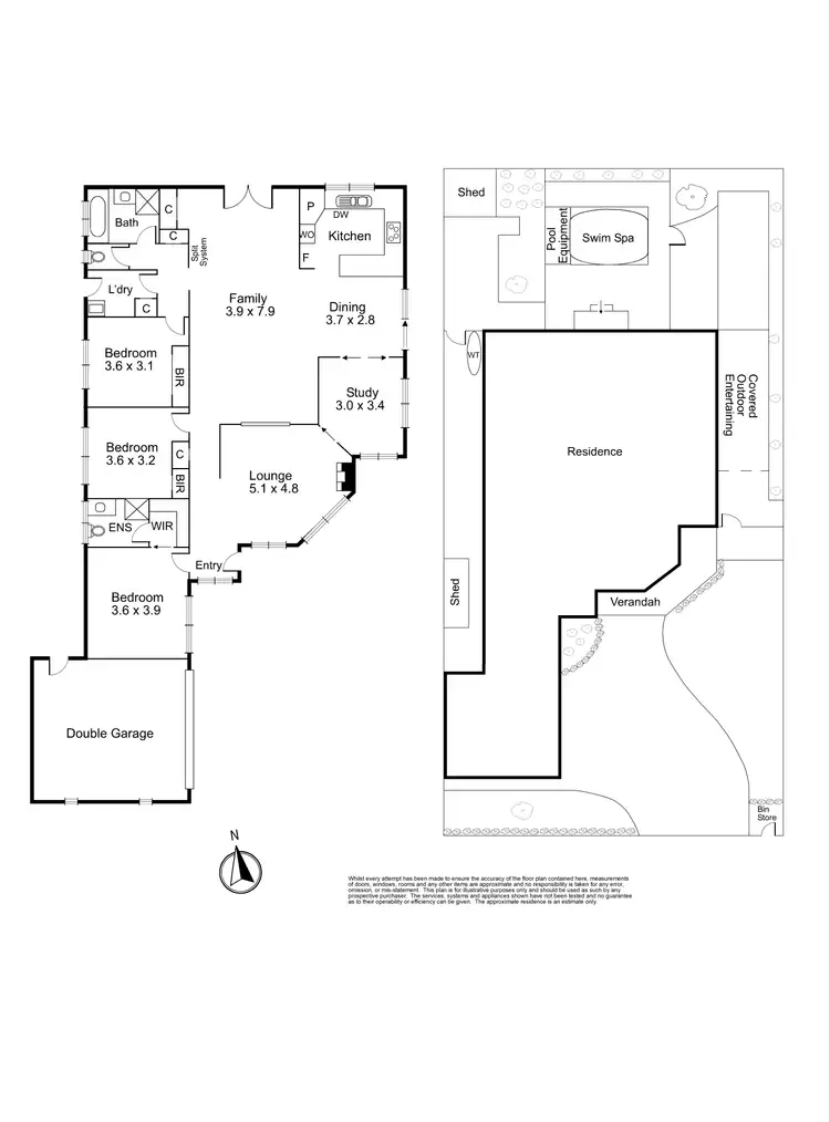 Floorplan of Homely house listing, 36 Teatree Drive, South Morang VIC 3752