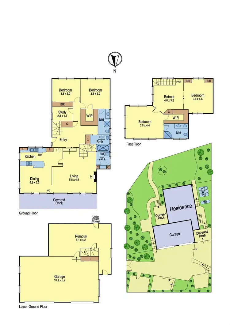 Floorplan of Homely house listing, 33 Ridge Road, Greensborough VIC 3088