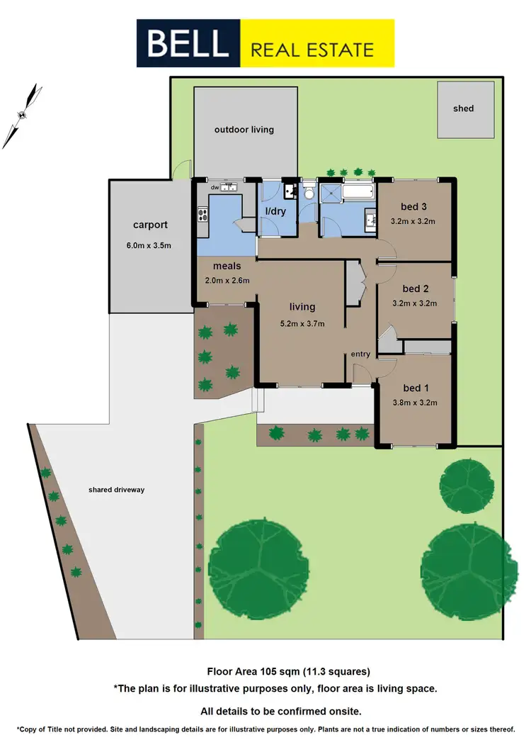 Floorplan of Homely house listing, 3 Bainbridge Court, Kilsyth VIC 3137