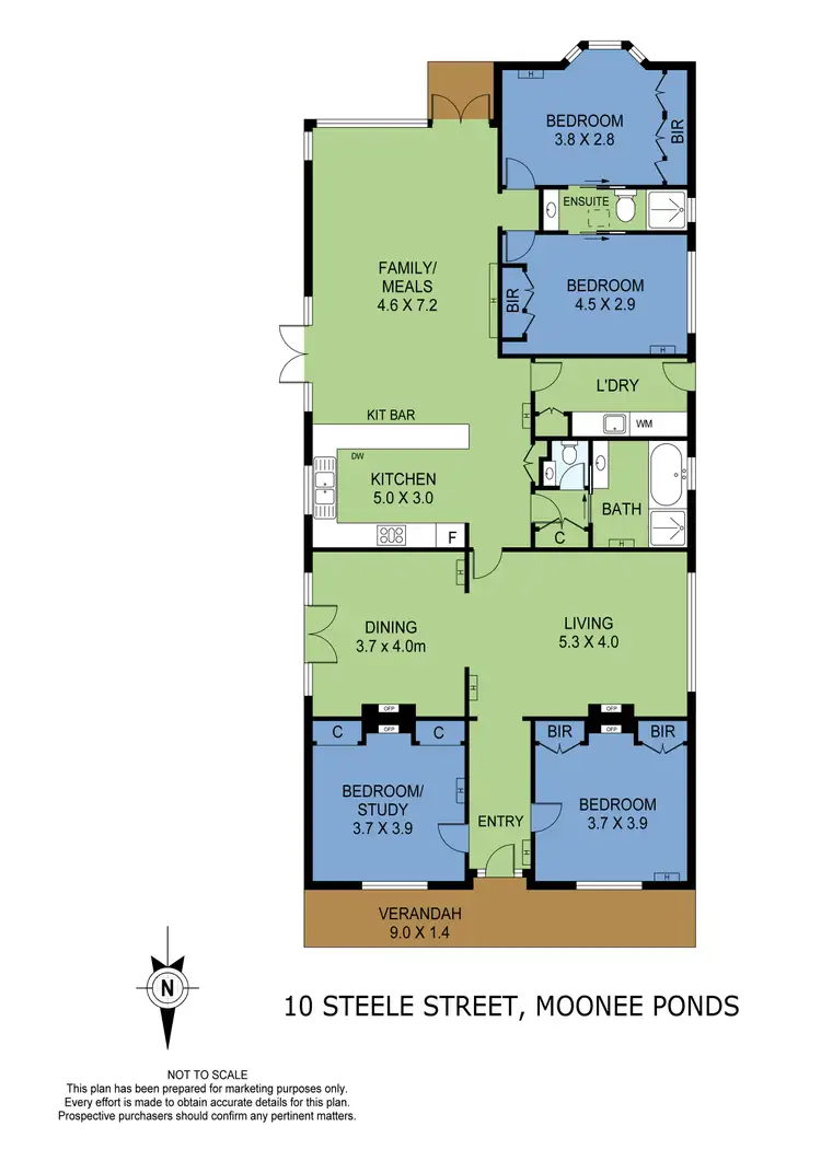 Floorplan of Homely house listing, 10 Steele Street, Moonee Ponds VIC 3039