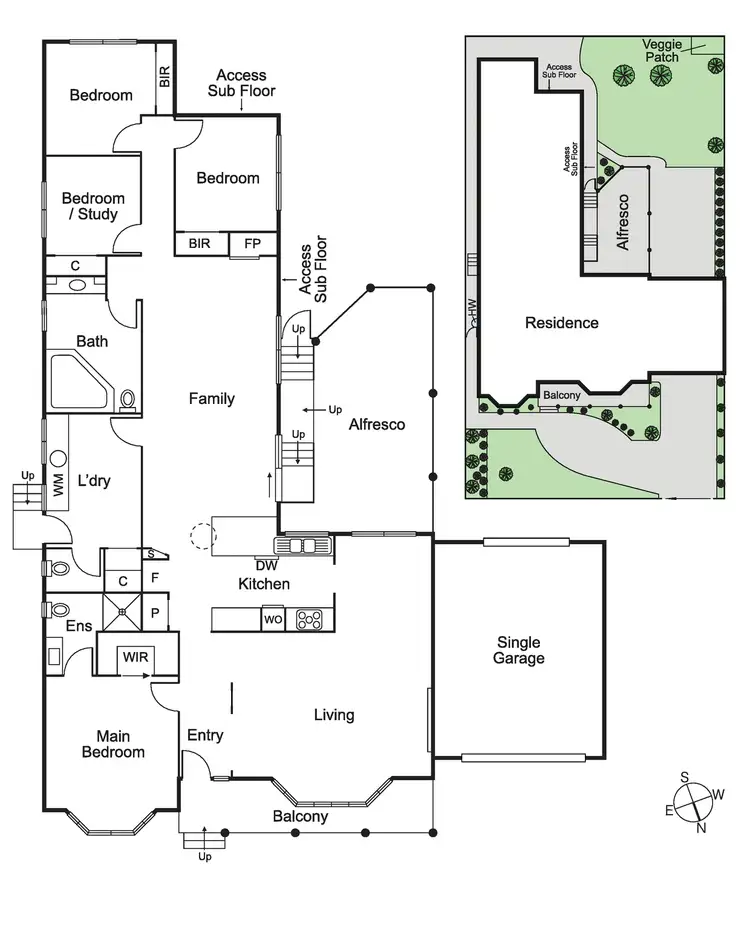 Floorplan of Homely house listing, 28 Bunney Road, Oakleigh South VIC 3167