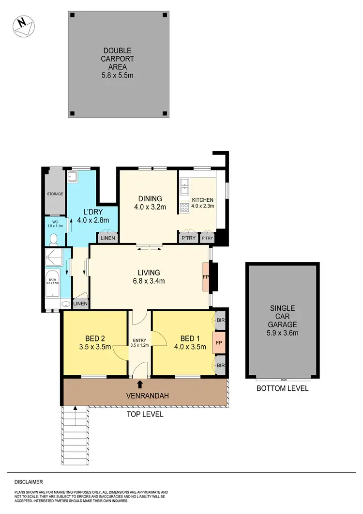 Floorplan of Homely house listing, 12 Eddy Street, Golden Point VIC 3350