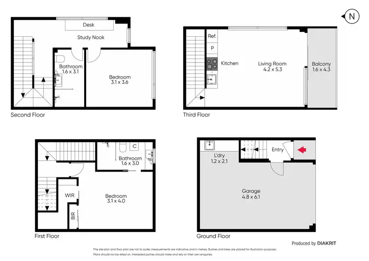 Floorplan of Homely house listing, 15 Curzon Place, North Melbourne VIC 3051