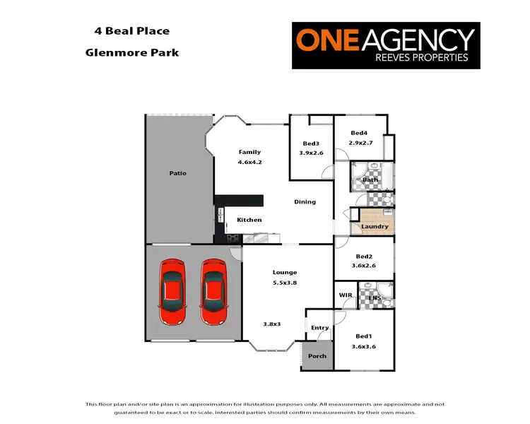 Floorplan of Homely house listing, 4 Beal Place, Glenmore Park NSW 2745