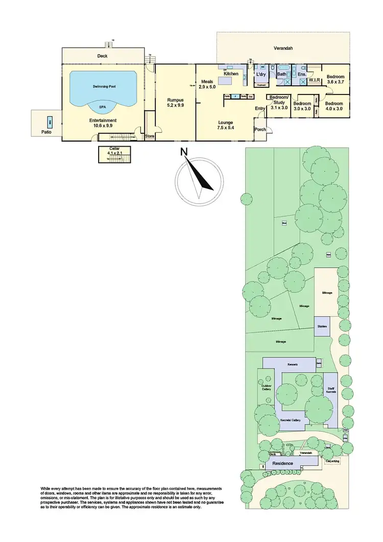 Floorplan of Homely house listing, 72-78 Ashley Road, Yarrambat VIC 3091