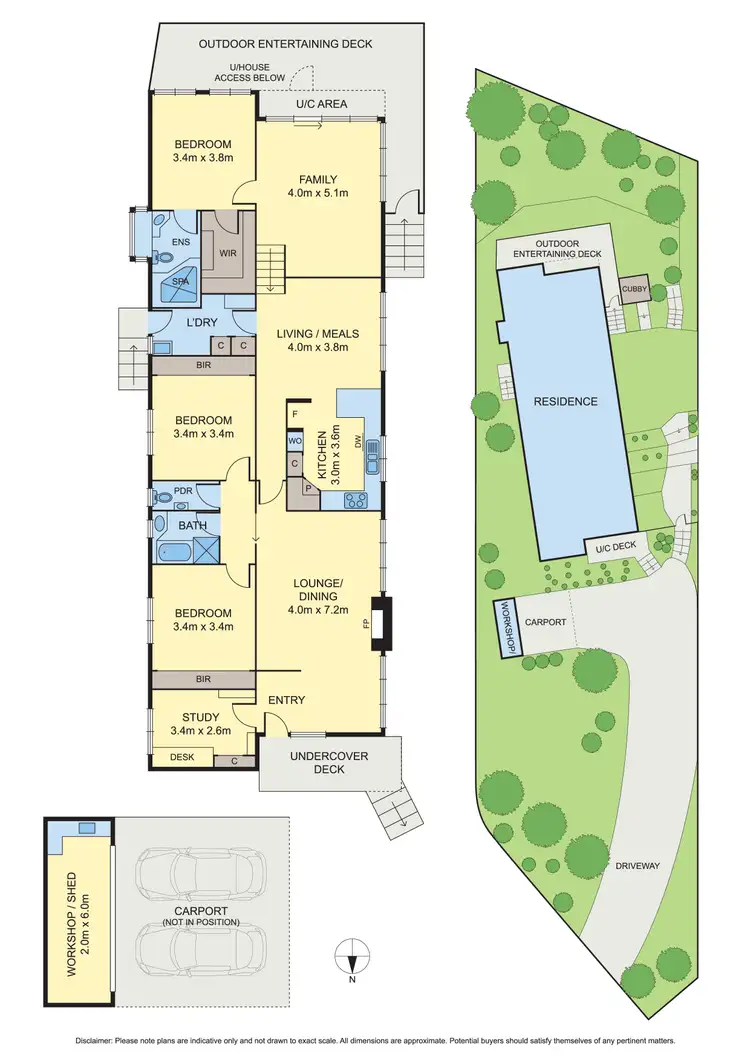 Floorplan of Homely house listing, 26 Heacham Road, Eltham North VIC 3095