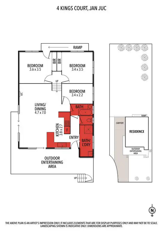 Floorplan of Homely house listing, 4 Kings Court, Jan Juc VIC 3228