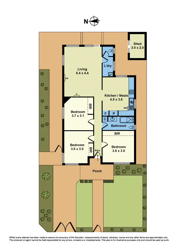 Floorplan of Homely house listing, 66 Home Road, Newport VIC 3015
