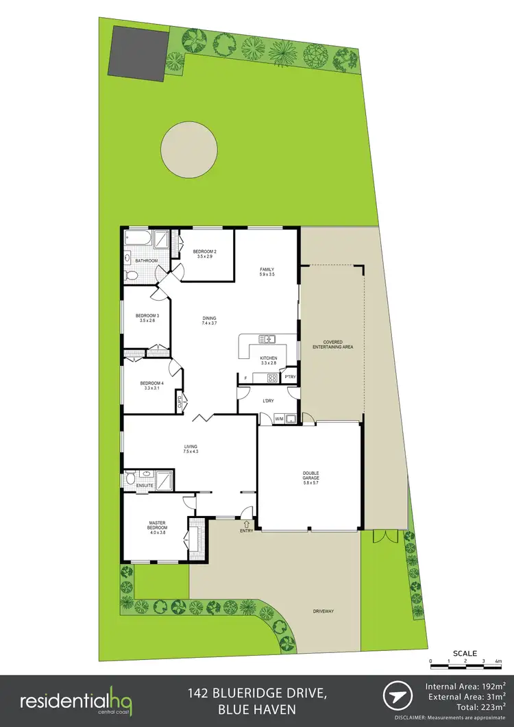 Floorplan of Homely house listing, 142 Blueridge Drive, Blue Haven NSW 2262