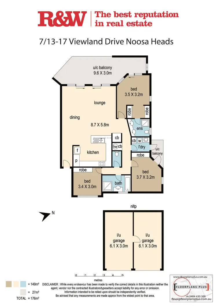 Floorplan of Homely apartment listing, 7/13 Viewland Drive, Noosa Heads QLD 4567