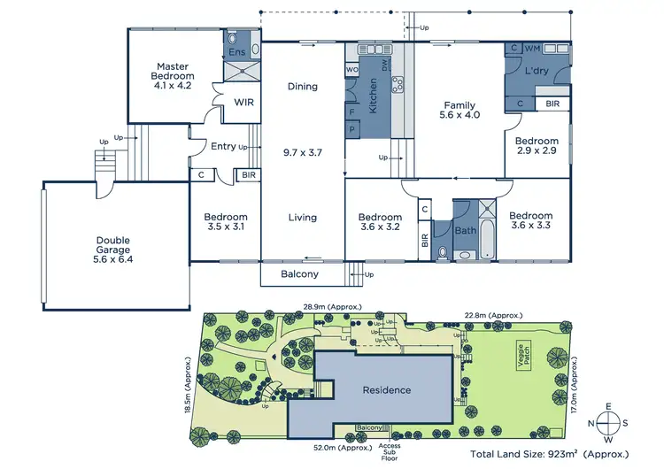 Floorplan of Homely house listing, 18 James Avenue, Mitcham VIC 3132