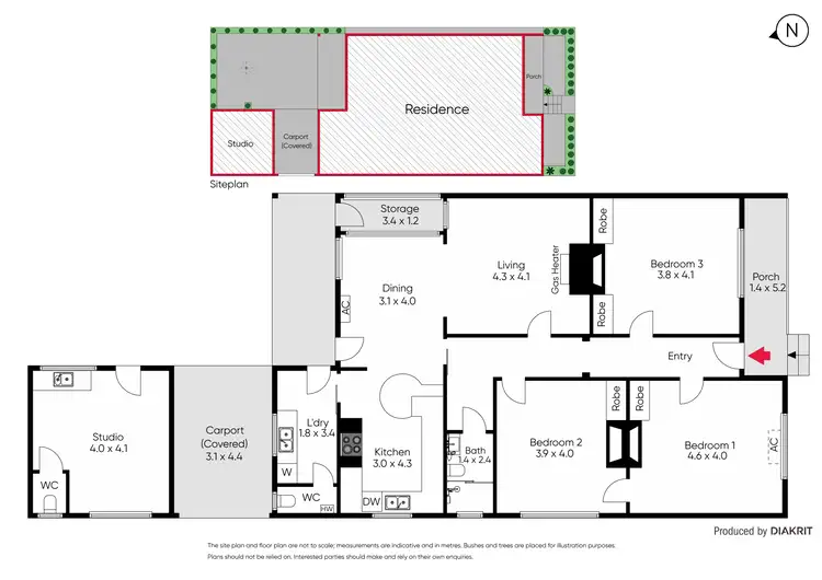 Floorplan of Homely house listing, 60 Lang Street, Carlton North VIC 3054