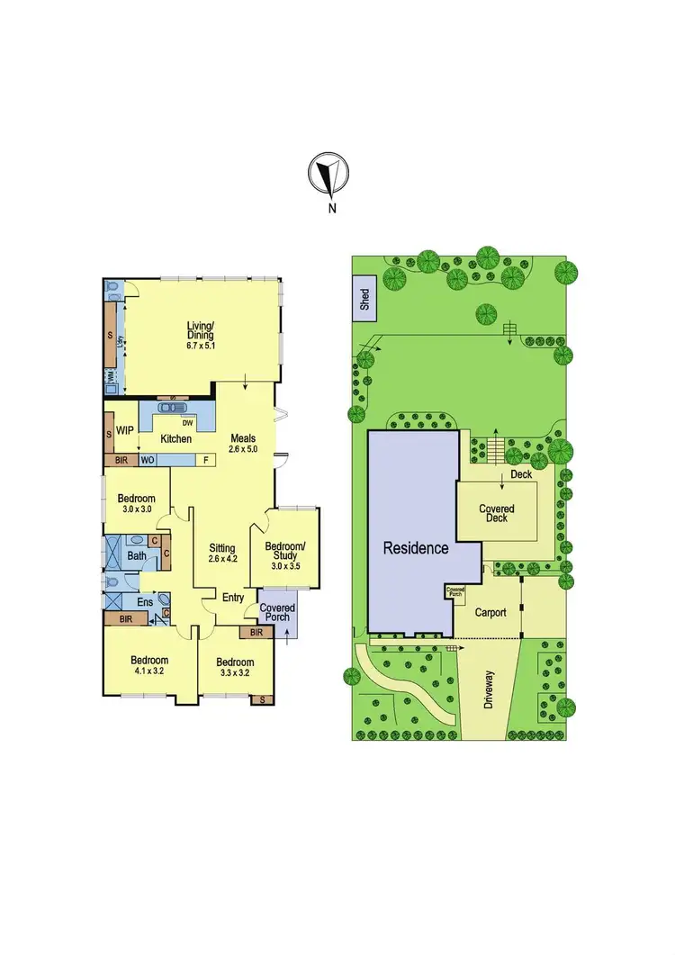 Floorplan of Homely house listing, 50 Fernside Avenue, Briar Hill VIC 3088