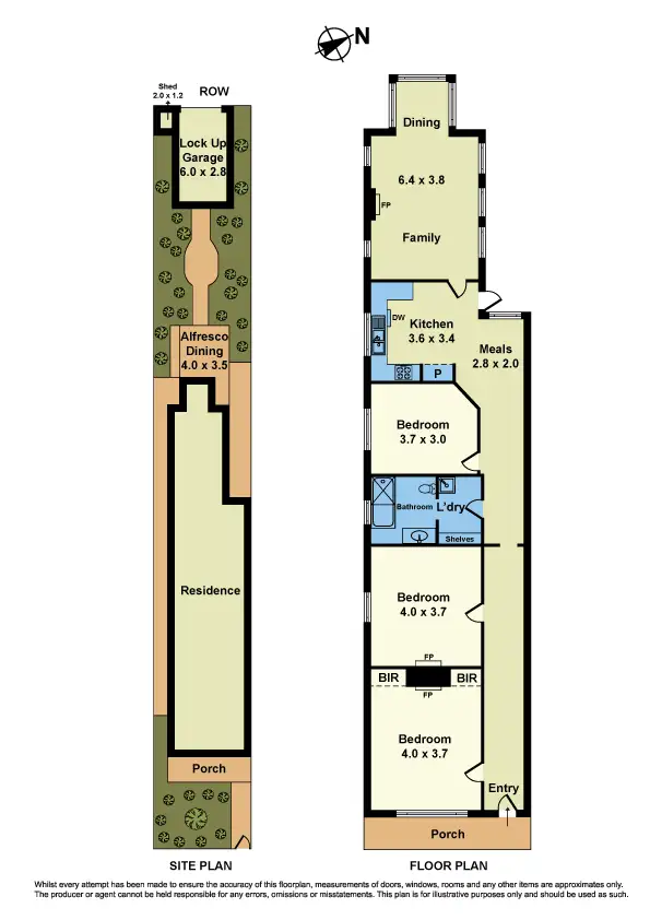 Floorplan of Homely house listing, 39 Elizabeth Street, Newport VIC 3015