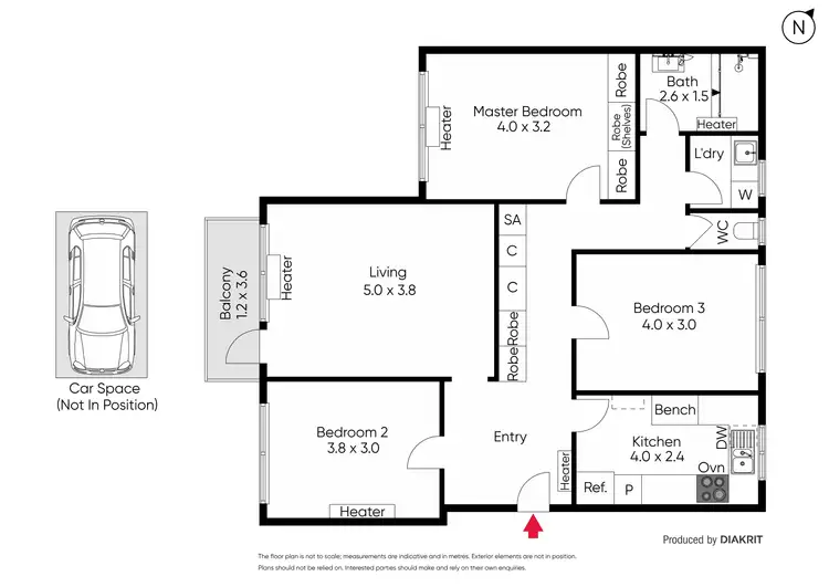 Floorplan of Homely apartment listing, 8/27 Dickens Street, Elwood VIC 3184
