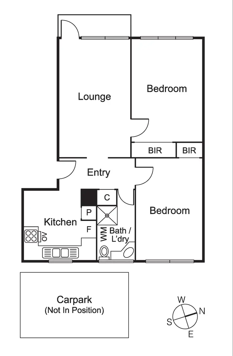 Floorplan of Homely apartment listing, 2/670 Inkerman Road, Caulfield North VIC 3161