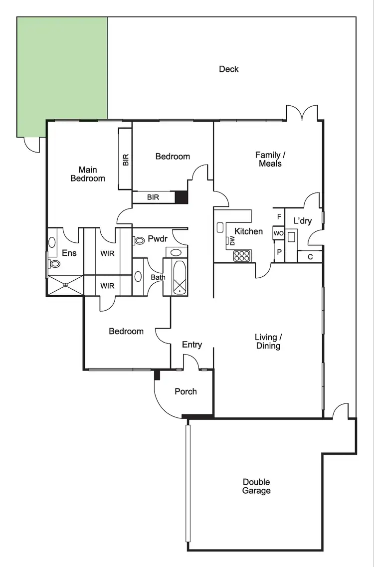 Floorplan of Homely house listing, 50B Langdon Road, Caulfield North VIC 3161