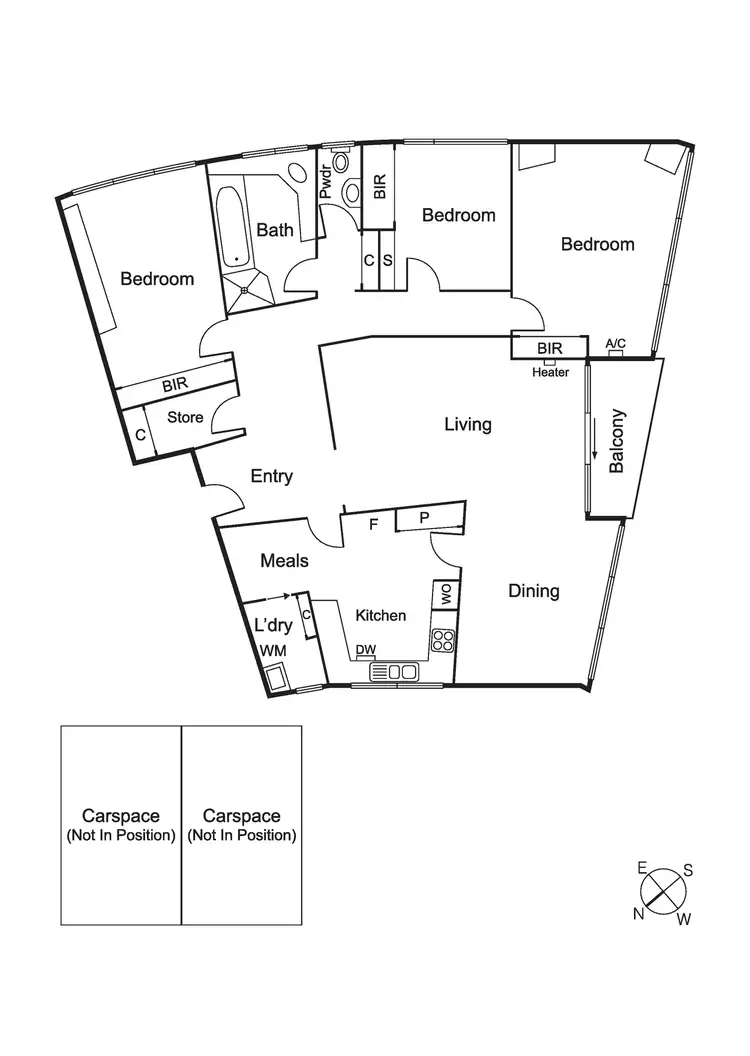 Floorplan of Homely apartment listing, 6/70 Orrong Crescent, Caulfield North VIC 3161