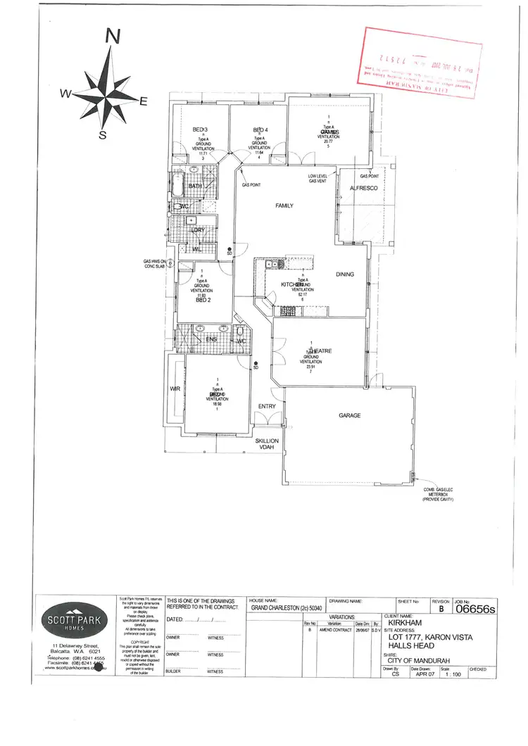 Floorplan of Homely house listing, 37 Karon Vista, Halls Head WA 6210