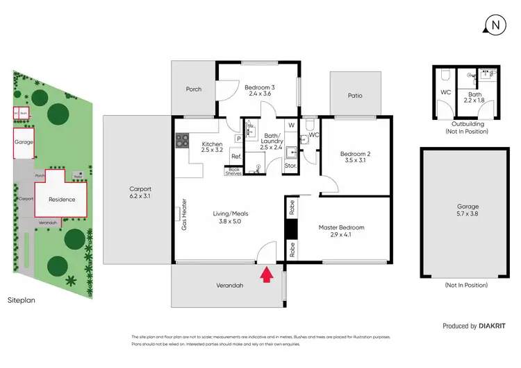 Floorplan of Homely house listing, 45 South Road, Rosebud VIC 3939