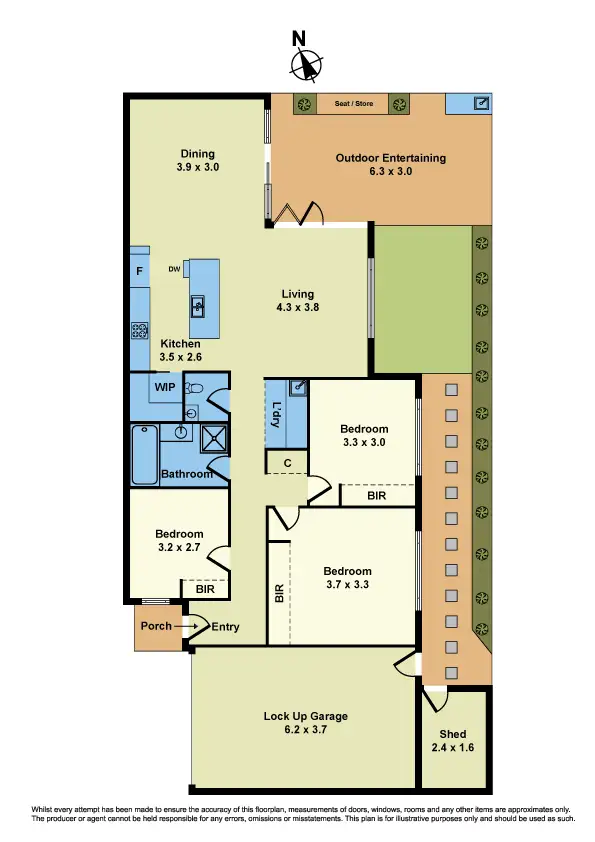 Floorplan of Homely townhouse listing, 4/42 Grieve Parade, Altona VIC 3018