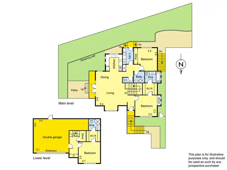 Floorplan of Homely townhouse listing, 3/46 Diamond Creek Road, Greensborough VIC 3088