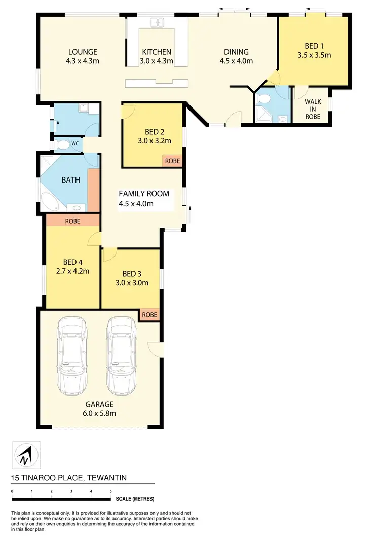 Floorplan of Homely house listing, 15 Tinaroo Place, Tewantin QLD 4565