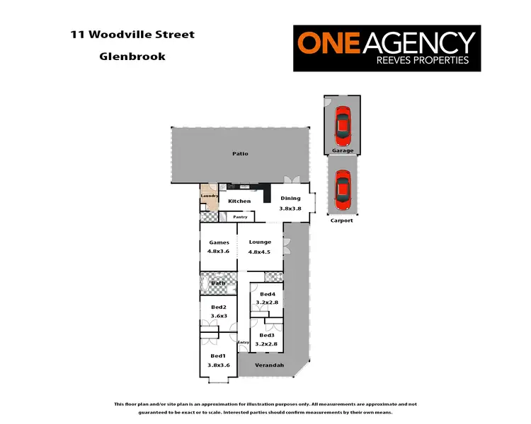 Floorplan of Homely house listing, 11 Woodville Street, Glenbrook NSW 2773
