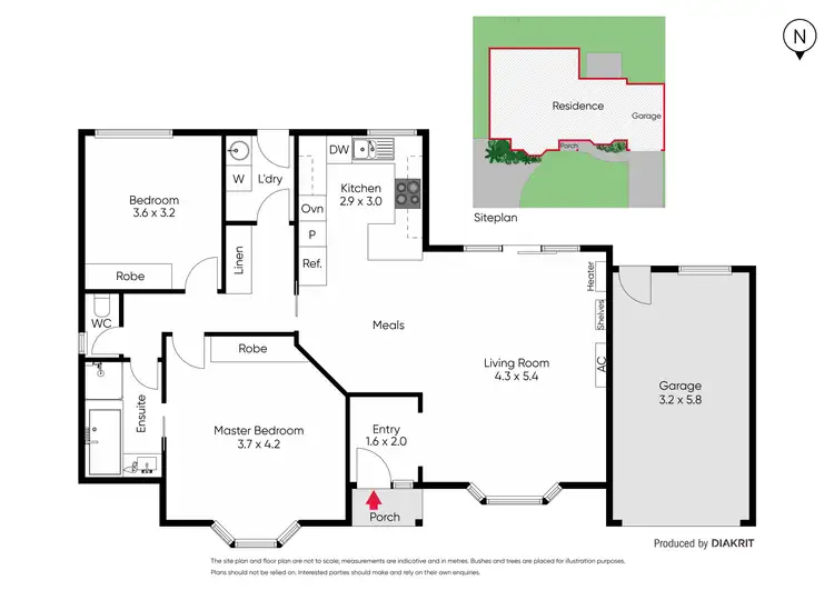 Floorplan of Homely unit listing, 2/37 Bourke Crescent, Hoppers Crossing VIC 3029
