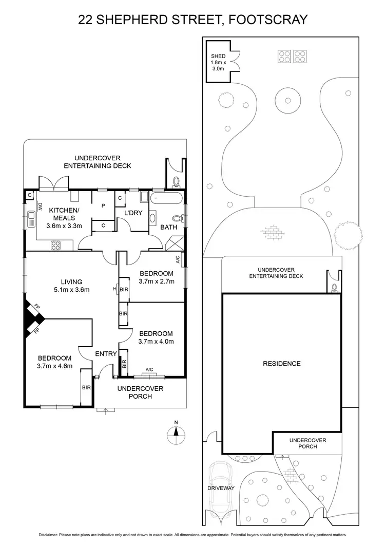 Floorplan of Homely house listing, 22 Shepherd Street, Footscray VIC 3011