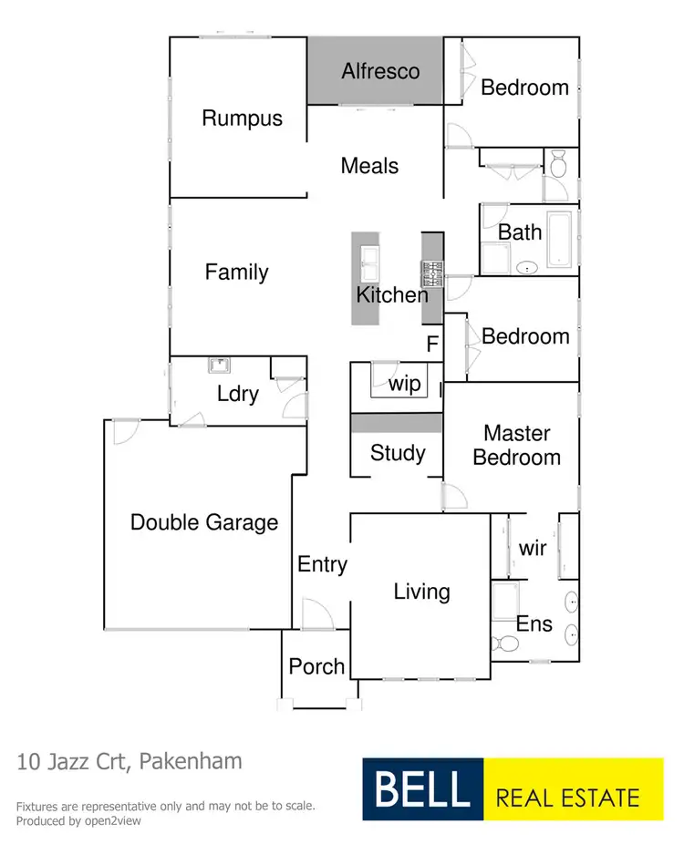 Floorplan of Homely house listing, 10 Jazz Court, Pakenham VIC 3810
