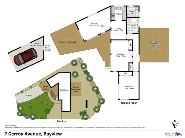 Floorplan of Homely house listing, 7 Gerroa Avenue, Bayview NSW 2104