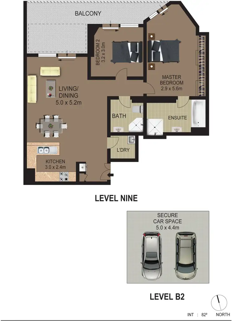 Floorplan of Homely apartment listing, 910/63 Crown Street, Woolloomooloo NSW 2011