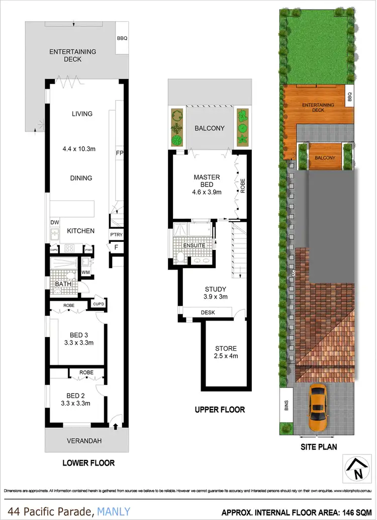 Floorplan of Homely house listing, 44 Pacific Parade, Manly NSW 2095