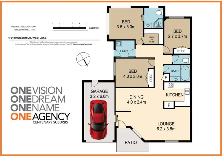 Floorplan of Homely townhouse listing, 4/241 Horizon Drive, Westlake QLD 4074