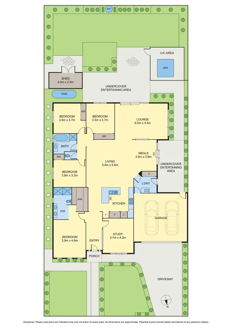 Floorplan of Homely house listing, 24 Counthan Terrace, Doreen VIC 3754