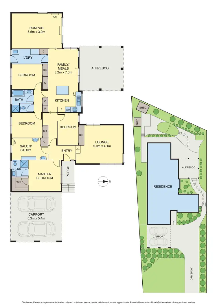 Floorplan of Homely house listing, 11 Nurla Place, St Helena VIC 3088