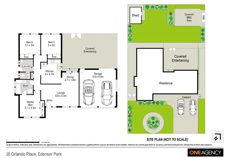 Floorplan of Homely house listing, 16 Orlando Place, Edensor Park NSW 2176
