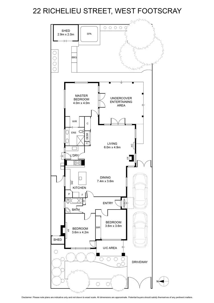 Floorplan of Homely house listing, 22 Richelieu Street, West Footscray VIC 3012