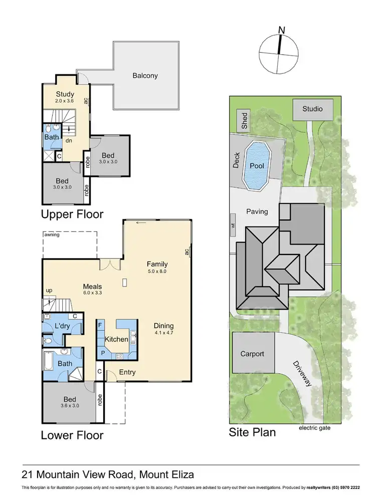 Floorplan of Homely house listing, 21 Mountain View Road, Mount Eliza VIC 3930
